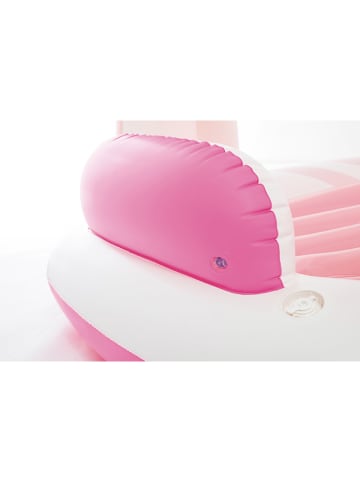 Intex Luchtbed roze/wit - (B)244 x (H)97 x (D)119 cm