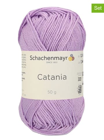Schachenmayr since 1822 10-delige set: katoenen garen ''Catania'' paars - 10x 50 g