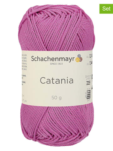 Schachenmayr since 1822 10-delige set: katoenen garen ''Catania'' paars - 10x 50 g