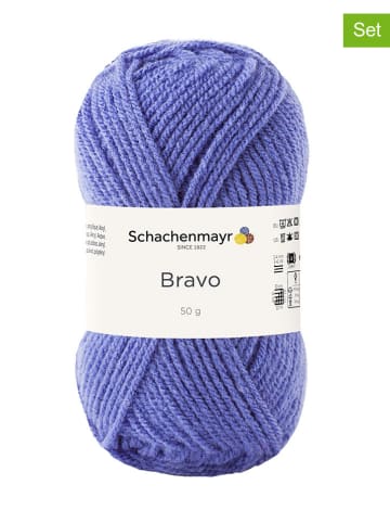 Schachenmayr since 1822 20er-Set: Kunstfasergarne ''Bravo'' in Violett - 20x 50 g