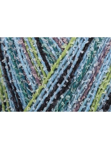 Regia 5-delige set: mixgaren "Energy Flow Color'' blauw/lichtblauw/groen - 5x 100 g