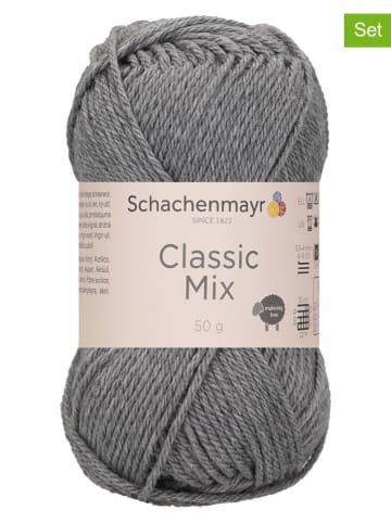 Schachenmayr since 1822 10-delige set: wollen mixgaren "Classic Mix" grijs - 10 x 50 g