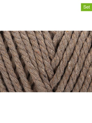 Schachenmayr since 1822 4-delige set: katoenen garen "Macramé 3 mm'' taupe - 4x 250 g