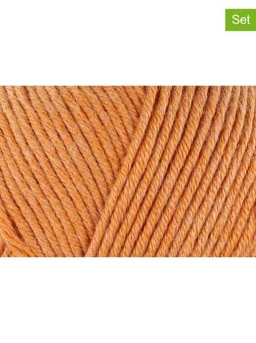 Schachenmayr since 1822 Mieszana przędza bawełniana (10 szt.) w kolorze pomarańczowym - 10 x 50 g