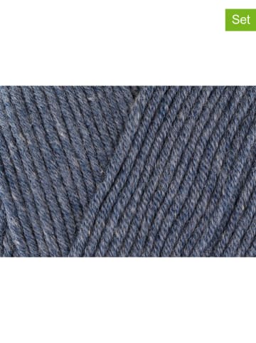 Schachenmayr since 1822 10-delige set: katoenen mixgaren ''Easy Cotton'' blauwgrijs - 10x 50 g