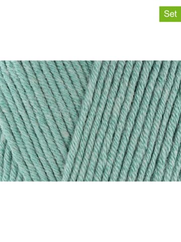 Schachenmayr since 1822 10er-Set: Baumwoll-Mixgarne ''Easy Cotton'' in Grün - 10x 50 g