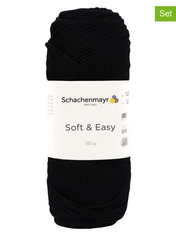 Schachenmayr since 1822 10-delige set: synthetische garen ''Soft & Easy'' zwart - 10x 100 g