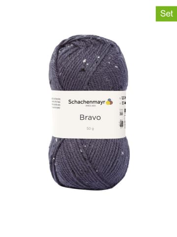 Schachenmayr since 1822 Przędza z tworzywa sztucznego (20 szt.) "Bravo" w kolorze szarym - 20 x 50 g