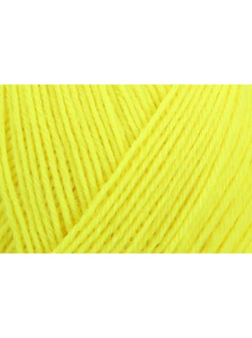 Regia 10-delige set: wollen garen "4fach Uni" geel - 10x 50 g