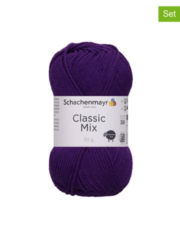 Schachenmayr since 1822 10-delige set: wollen mixgaren "Classic Mix'' violet - 10x 50 g