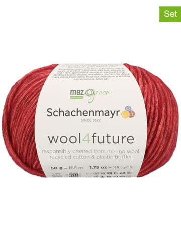 Schachenmayr since 1822 10er-Set: Mixgarne "wool4future" in Rot - 10x 50 g