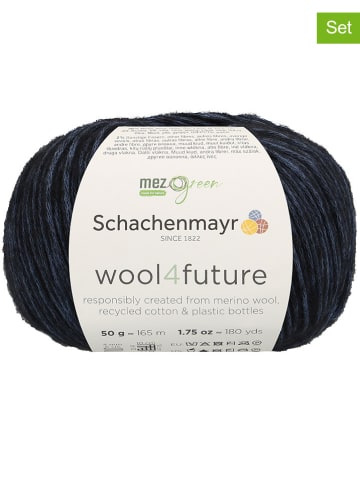 Schachenmayr since 1822 Przędza mieszana (10 szt.) "wool4future" w kolorze granatowym - 10 x 50 g
