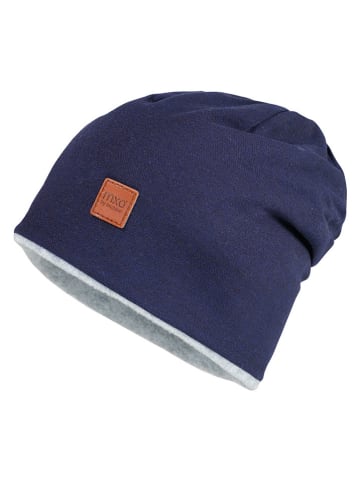 MaxiMo Wende-Beanie in Dunkelblau