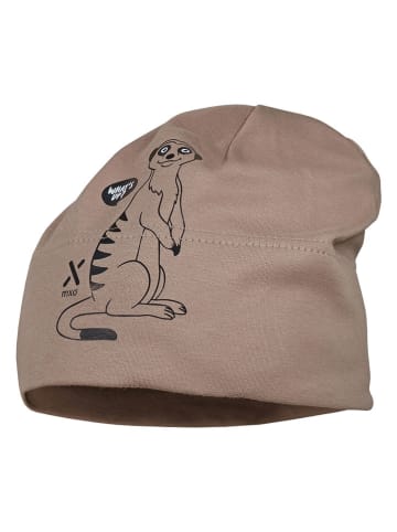 MaxiMo Beanie in Hellbraun
