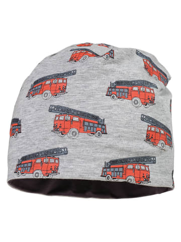 MaxiMo Dwustronna czapka beanie w kolorze antracytowo-szarym