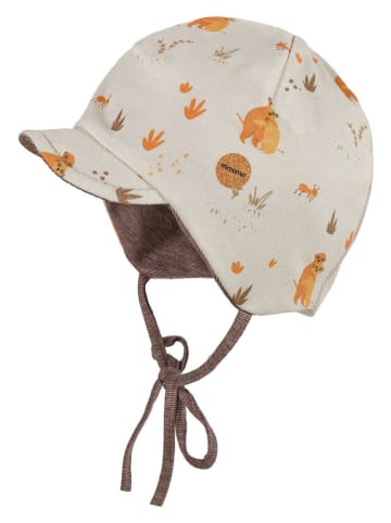 MaxiMo Mütze in Creme/ Braun