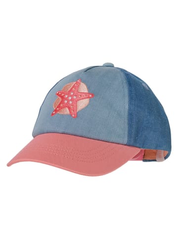 MaxiMo Cap "Seestern" in Blau/ Rosa