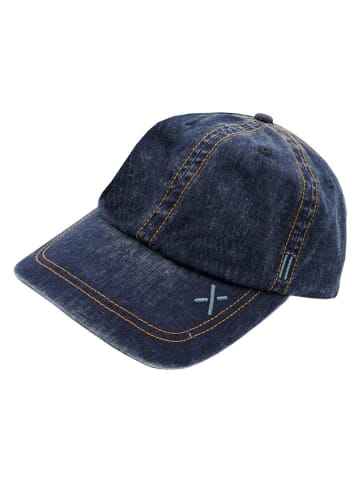 MaxiMo Cap "Washed" in Dunkelblau