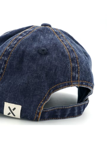 MaxiMo Cap "Washed" in Dunkelblau
