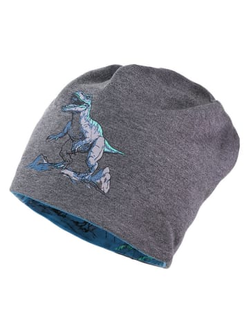 MaxiMo Dwustronna czapka beanie w kolorze niebieskim