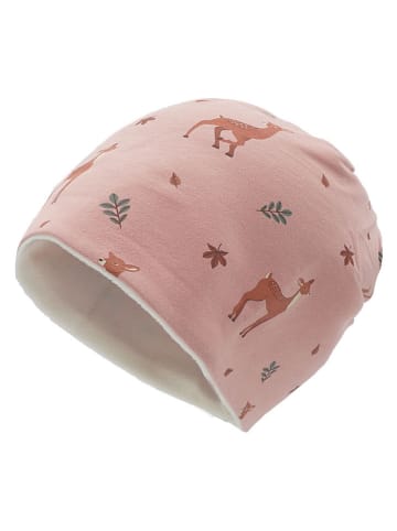 MaxiMo Czapka beanie w kolorze jasnoróżowym