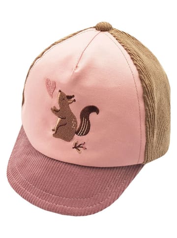 MaxiMo Cap "Eichhörnchen" in Rosa/ Khaki