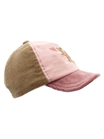 MaxiMo Cap "Eichhörnchen" in Rosa/ Khaki