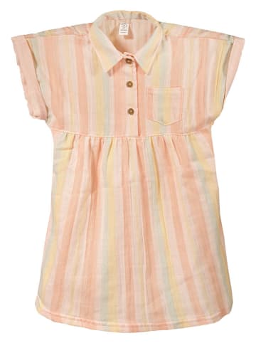 MaxiMo Kleid in Orange/ Gelb/ Rosa