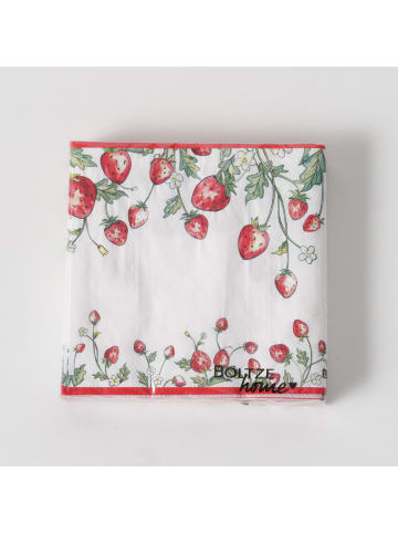 Boltze Serwetki (40 szt.) w kolorze czerwono-zielonym