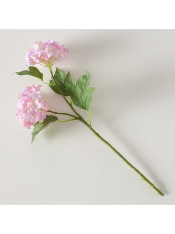 Boltze Sztuczny kwiat w kolorze zielono-jasnoróżowym - wys. 35 cm