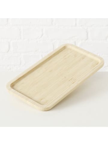 Boltze 2er-Set: Tabletts ''Binla'' in Beige