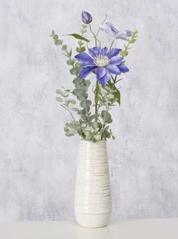 Boltze Sztuczny bukiet "Fiores" w kolorze fioletowo-zielono-białym - 19 x 48 x 15 cm