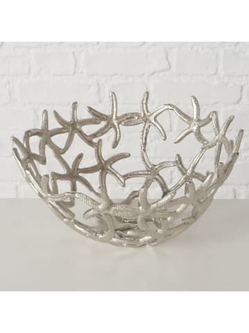 Boltze Miski dekoracyjne (2 szt.) "Merita" w kolorze srebrnym