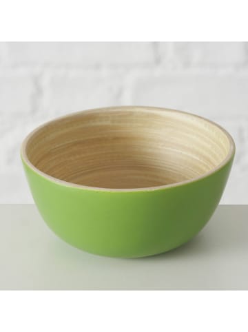Boltze Schale "Bambo" in Grün - Ø 10 cm