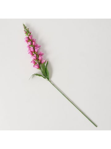 Boltze Sztuczny kwiat "Foxglove" w kolorze różowo-zielonym - wys. 96 cm