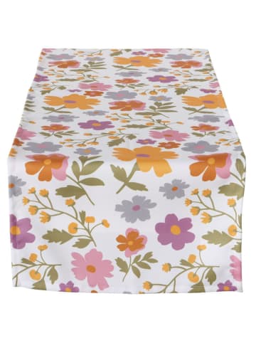 Boltze Tischläufer ''Antonia'' in Weiß/ Bunt - (L)140 x (B)40 cm