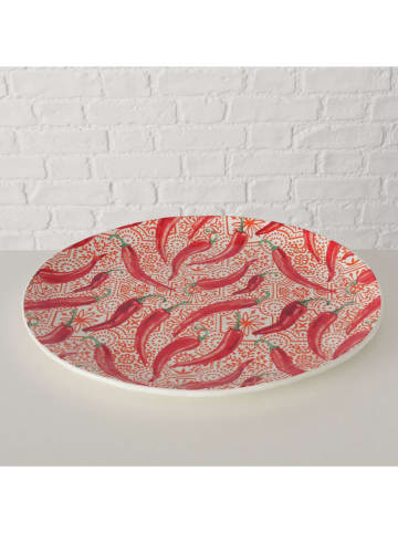 Boltze Servierplatte ''Rosso'' in Rot - (L)38,5 x (B)31,5 cm