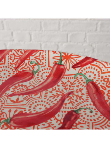 Boltze Servierplatte ''Rosso'' in Rot - (L)38,5 x (B)31,5 cm