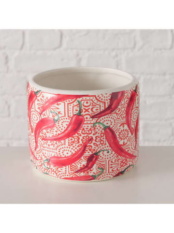 Boltze Osłonki (2 szt.) "Rosso" w kolorze czerwonym na doniczkę