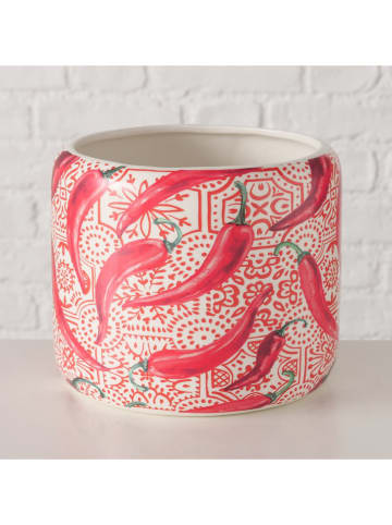 Boltze 2er-Set: Übertöpfe ''Rosso'' in Rot