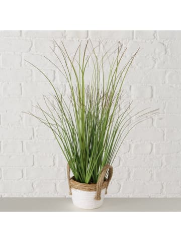 Boltze Kunstpflanze in Grün/ Weiß/ Beige - (H)49 x Ø 22 cm