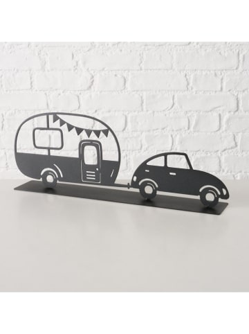 Boltze Dekoracja "Camper" w kolorze czarnym - 38 x 13,5 x 6 cm