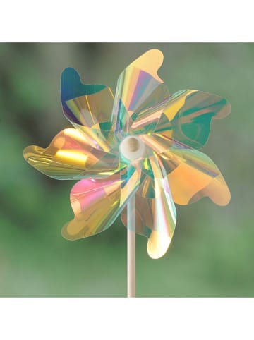 Boltze Wiatrak "Irene" w kolorze błękitno-beżowym - wys. 75 cm