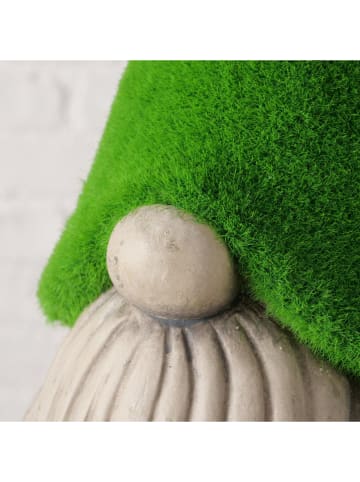 Boltze Figurka dekoracyjna "Niels" w kolorze zielono-beżowym - 15 x 35,5 x 13 cm