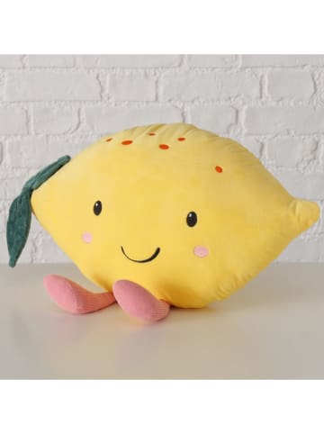 Boltze Poduszka "Lemmy" w kolorze żółtym - 44 x 37 x 15 cm