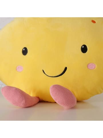Boltze Poduszka "Lemmy" w kolorze żółtym - 44 x 37 x 15 cm