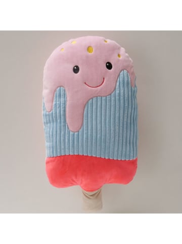 Boltze Poduszka "Icecream" w kolorze jasnoróżowo-błękitnym - 26 x 50 x 12 cm
