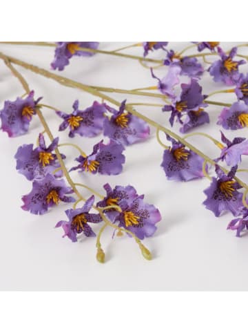 Boltze Gałązka dekoracyjna "Delphinium" w kolorze zielono-fioletowym - dł. 92 cm