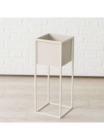 Boltze Osłonki (4 szt.) "Hola" w kolorze kremowym na doniczki