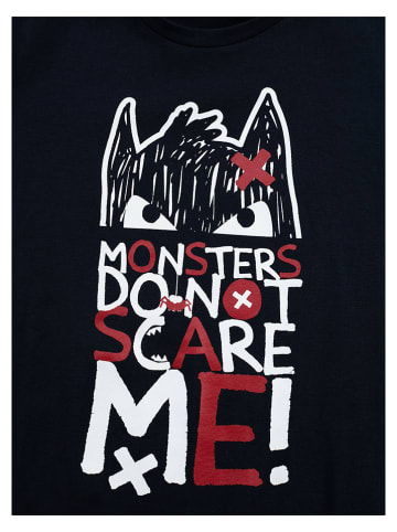 Denokids 2-delige outfit "Don't Scare" zwart/grijs